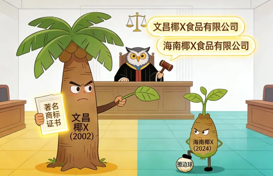 企业名称相同 行政争议 海南椰X公司_企业注册核名