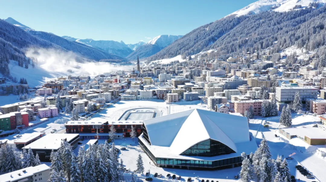 达沃斯冬季雪域