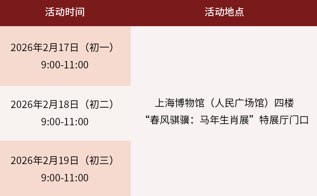 博物馆里过大年｜上海博物馆春节开放全攻略，精彩“马上”启程