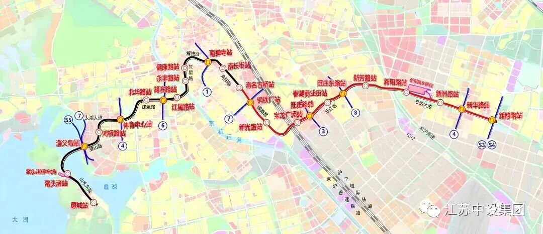 无锡47个地铁站，站名定了！