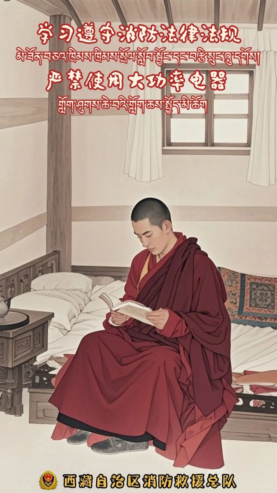 【藏汉双语】寺庙文物古建筑消防安全警示案例及科普提示_澎湃号·政务_澎湃新闻-The Paper