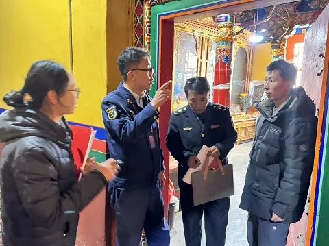 墨竹工卡县消防救援大队深入开展文物保护单位消防安全检查专项行动