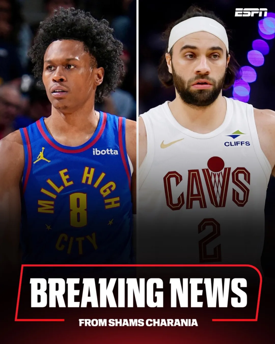 NBA多方交易达成！约基奇痛失年轻帮手！