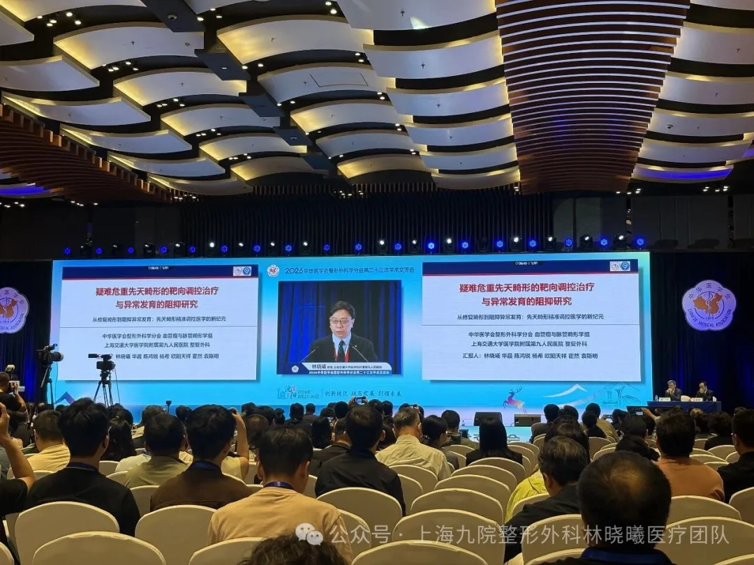 新闻速递丨林晓曦教授代表血管瘤与脉管畸形学组在2026中华医学会整形外科学分会作“十大未来方向”专题汇报