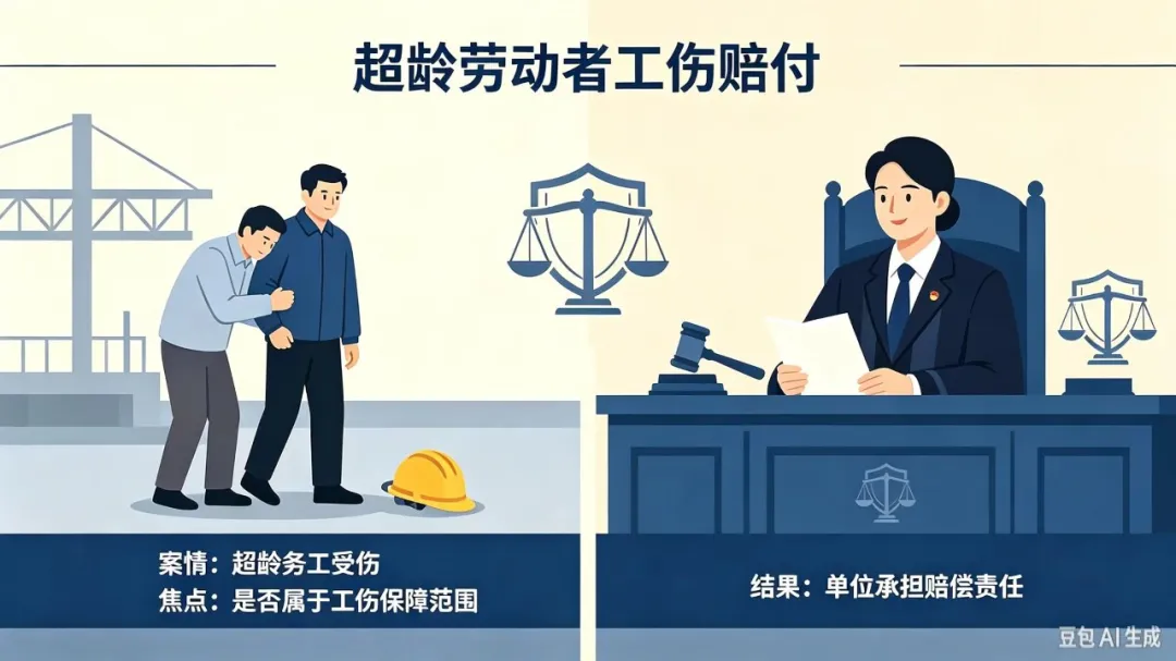 【枫又新】超龄劳动者能否认定劳动关系，因工受伤能否获得工伤赔偿？