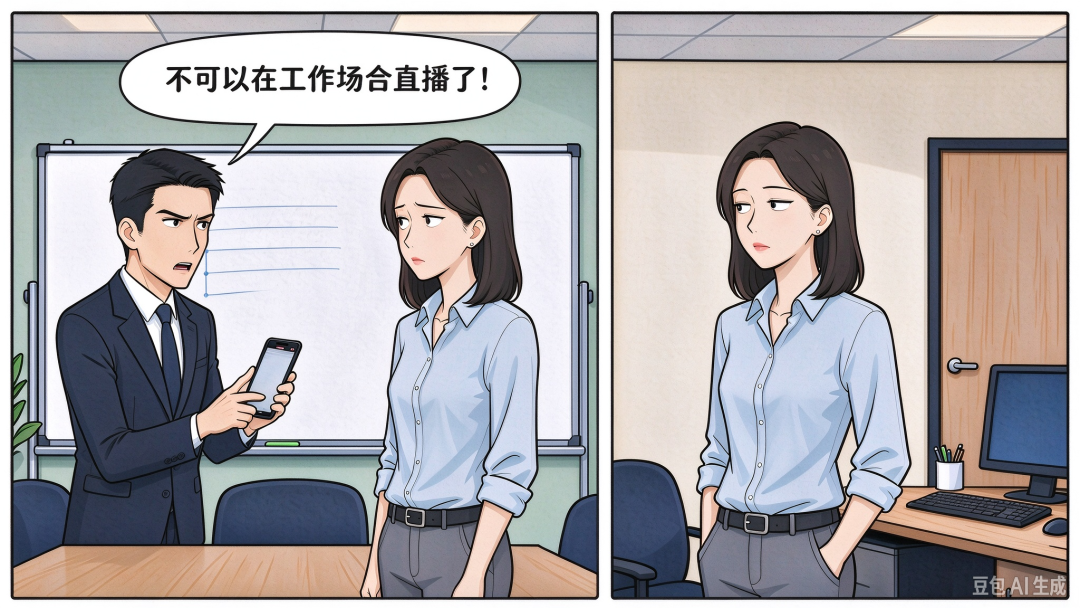 工作时开“直播”暴露客户信息，她因此丢了工作.......