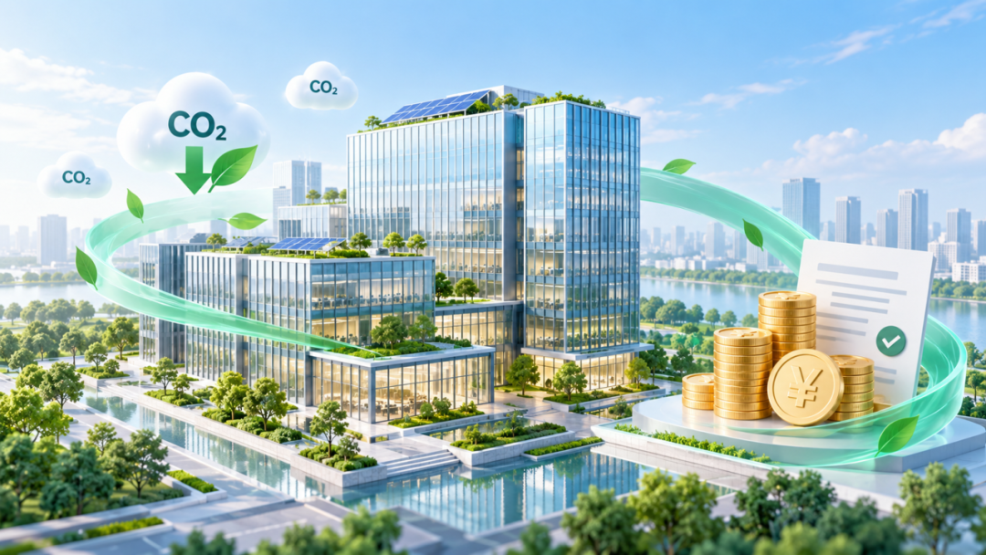 减碳成果变融资激励！宝山企业助力全国首单建筑碳信用挂钩可持续银团贷款落地