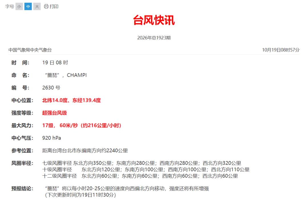 超强台风级已确认！“蔷琵”或影响我国，厦门天气即将转折……