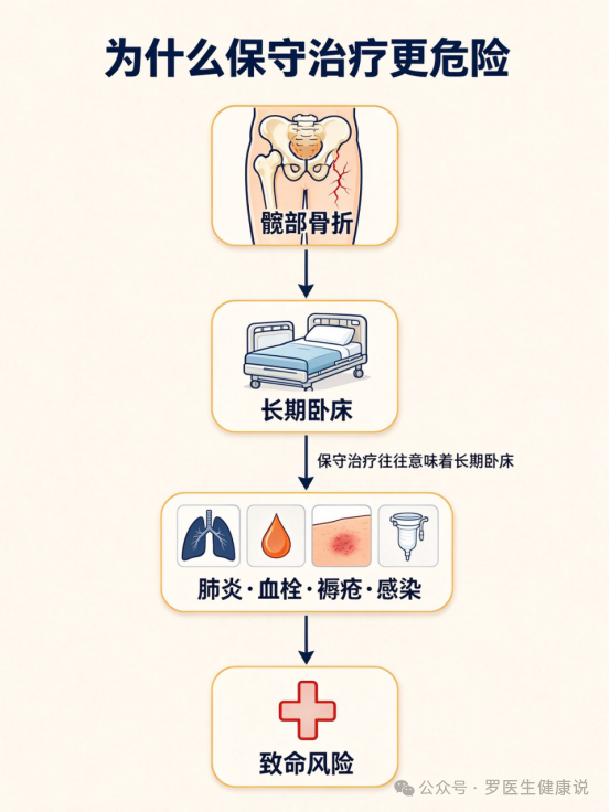 髋部骨折为什么被称为“人生最后一次骨折”？该不该积极手术？