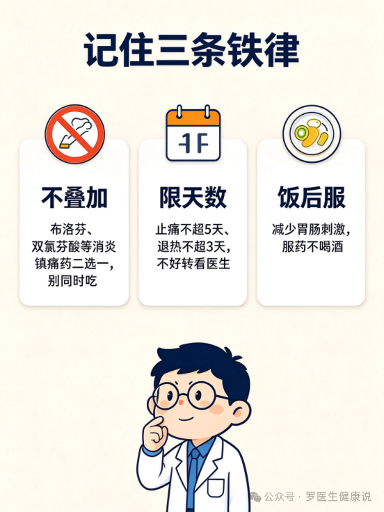 布洛芬、对乙酰氨基酚、双氯芬酸,家庭止痛药如何选、如何用?