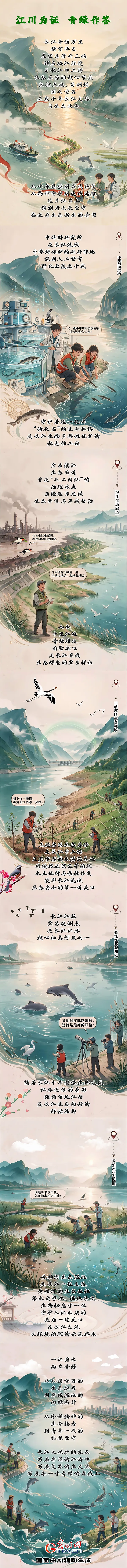 【何以中国·当惊世界殊】一镜长图｜江川为证 青绿作答