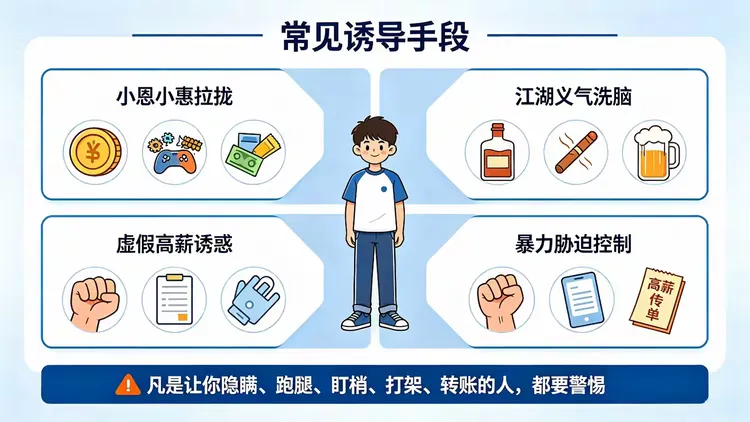 扫黑除恶丨小心！黑恶势力正在这样拉拢诱导未成年人