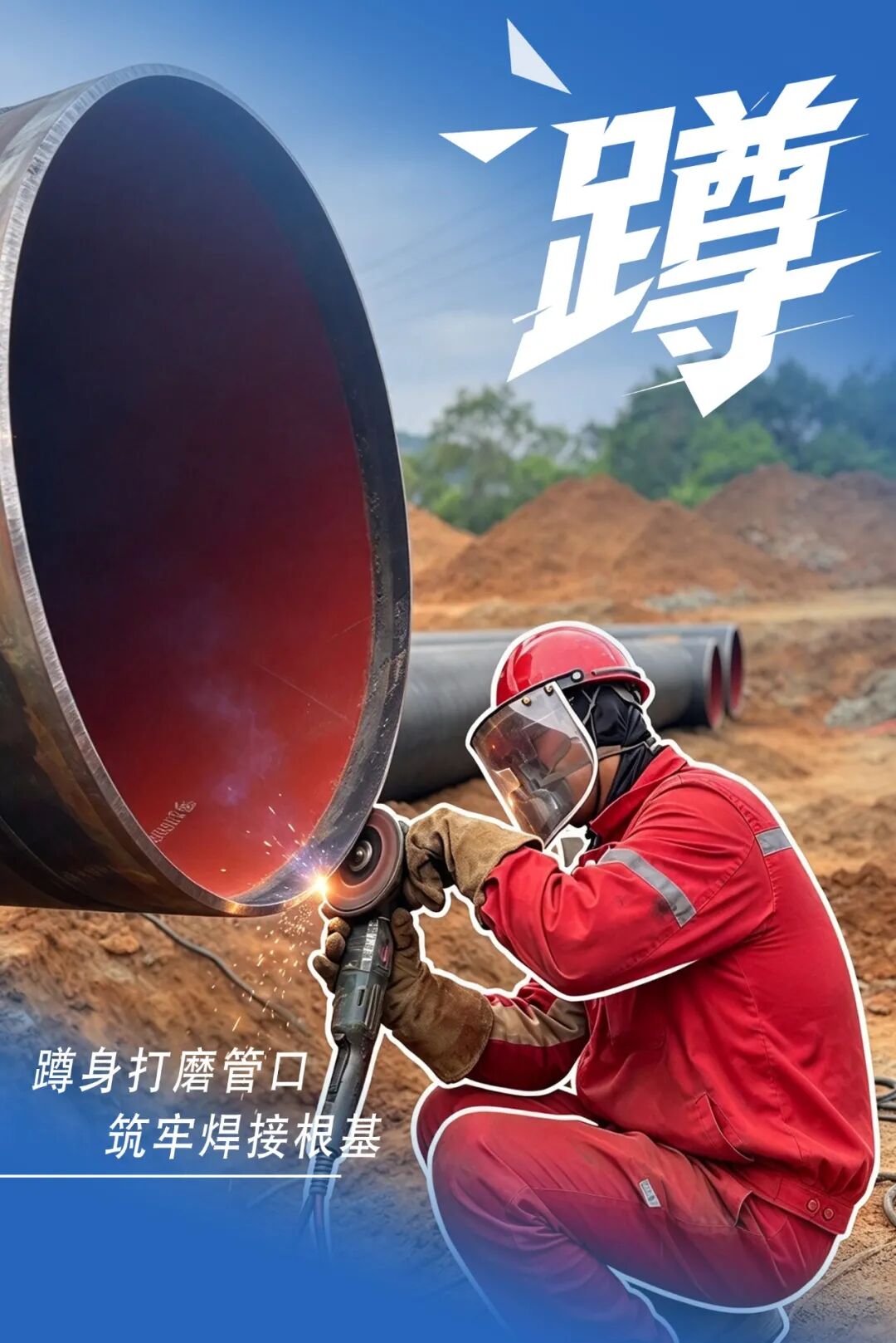 工位不在办公室 | 管道人以山野为岗 以实干作答