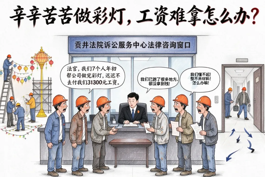 彩灯工人无“薪”愁 批量调解护“薪”路