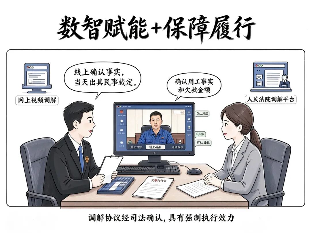 彩灯工人无“薪”愁 批量调解护“薪”路