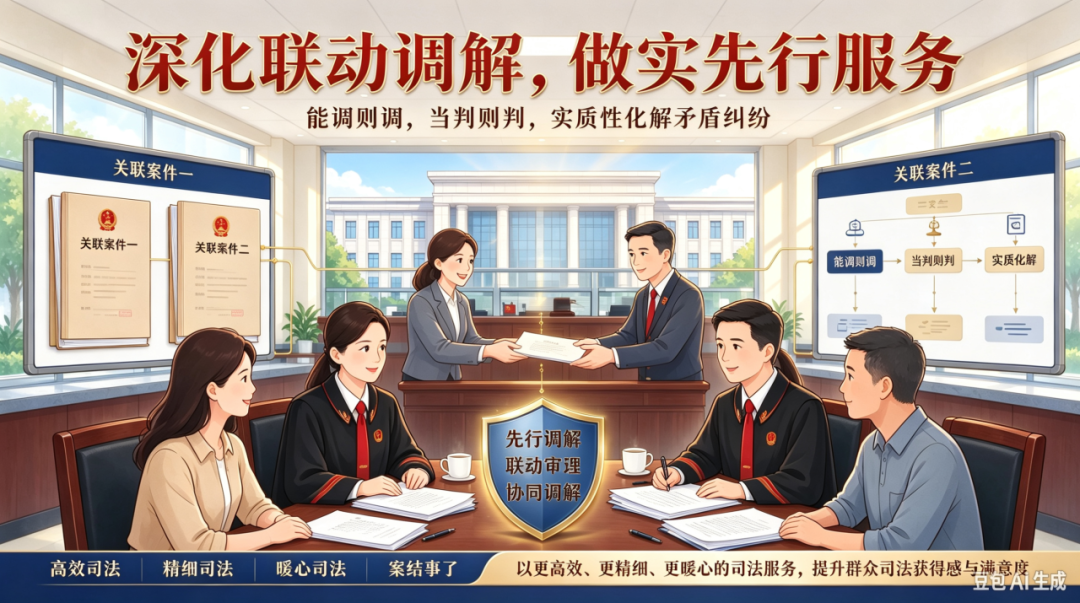 【联动调处 实质解纷】两案互诉僵局难破？看法官协同调解实现双向共赢……