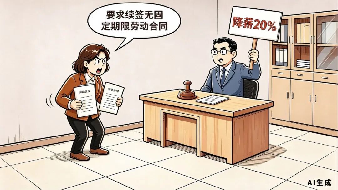 要签订无固定期限劳动合同，工资就得打八折？法院判了！