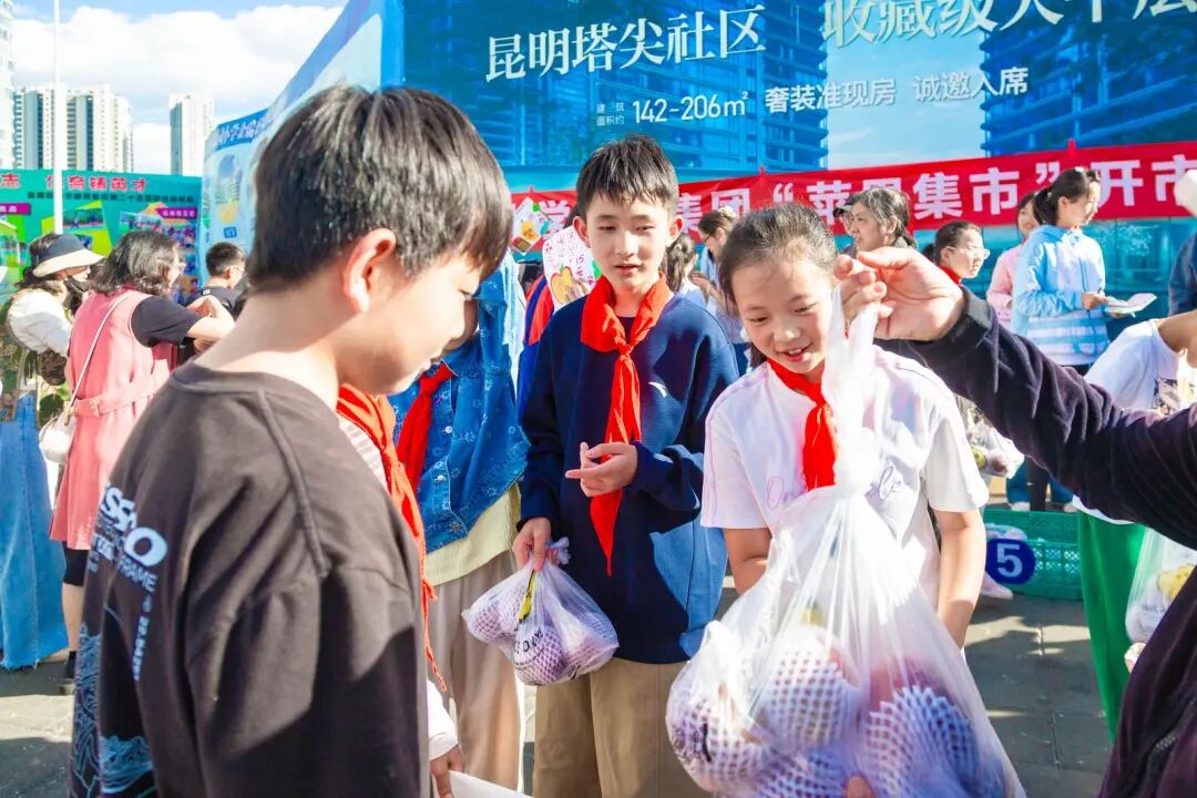 共享秋收的甜蜜！盘龙区金康园小学教育集团举行第六届“苹果节”