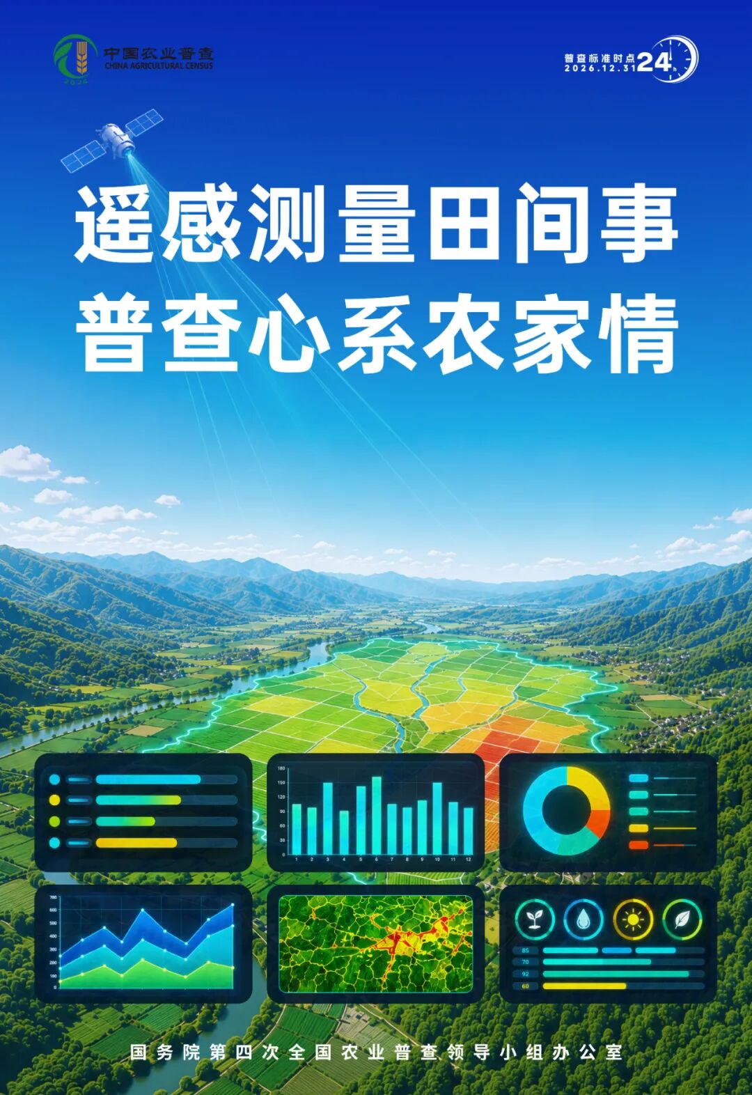 速看｜海报传声扩声势，农普聚力暖民心！第四次全国农业普查系列海报上线