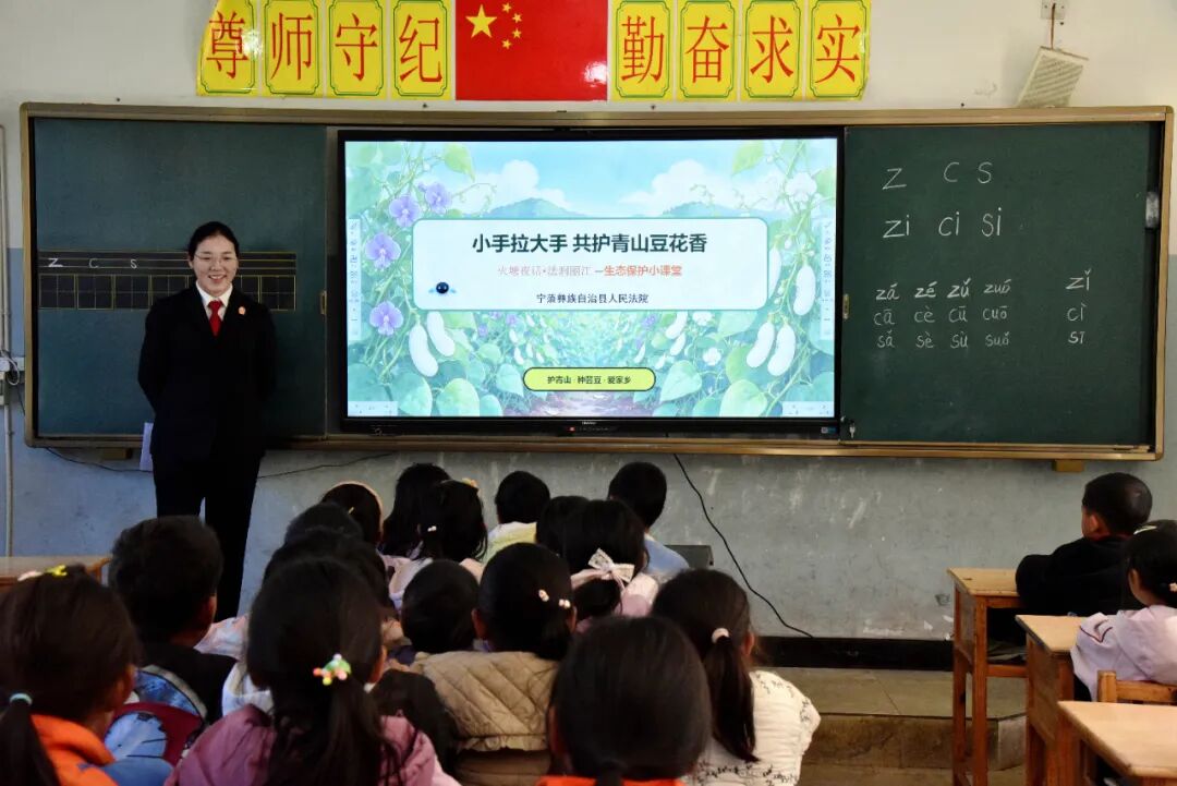 宁蒗法院：送法入乡村 “护苗”又护绿