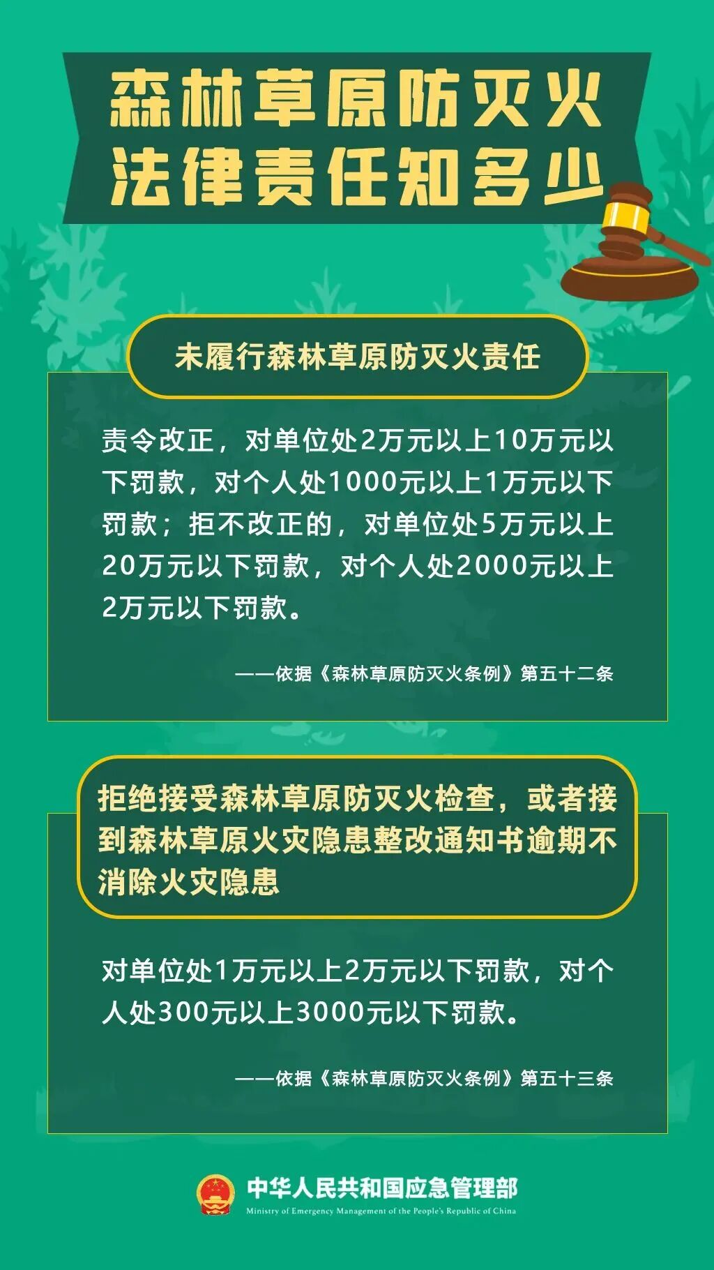 警示！5起森林火灾典型案例
