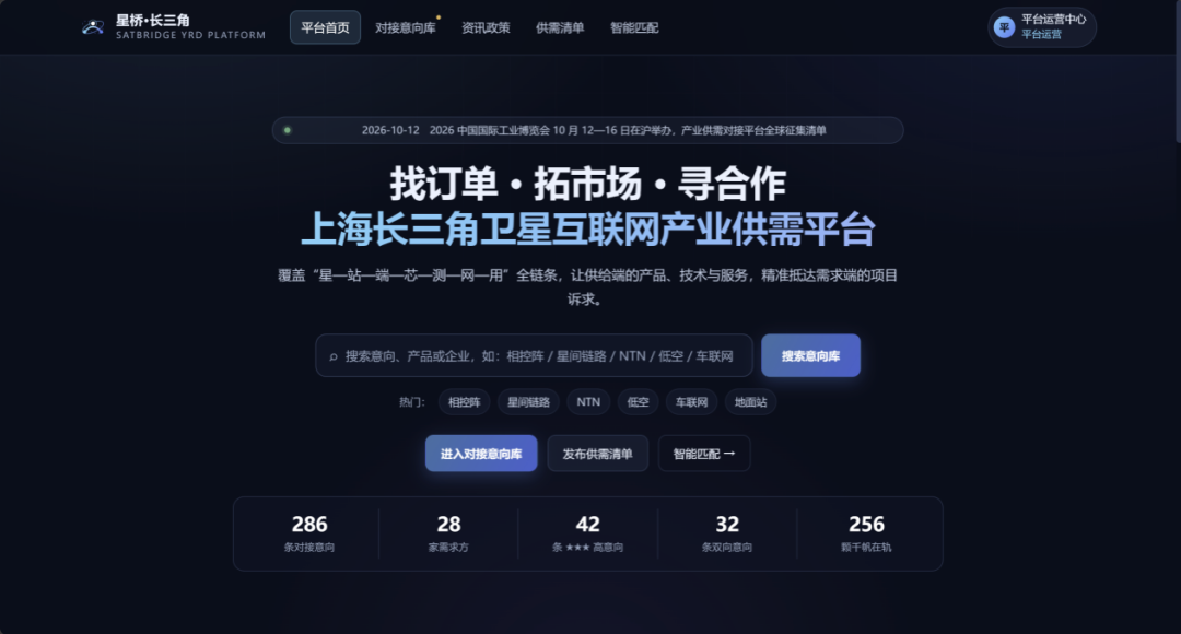 2026卫星互联网产业生态大会10月27日—29日在沪召开，重磅看点抢先看