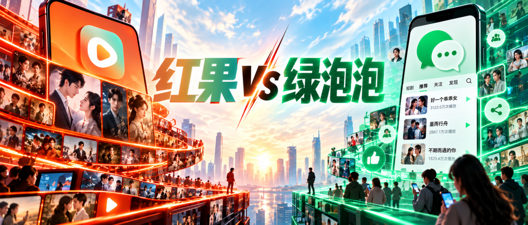 红果与绿泡泡之争,腾讯这次能赢吗?