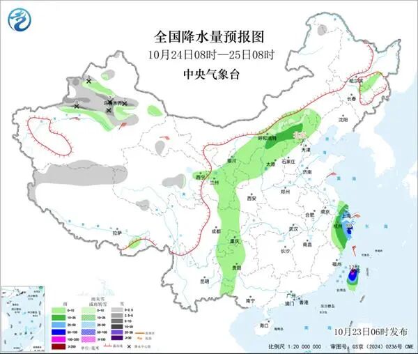 台风“蔷琵”已致台湾1人死亡、94人受伤；今明天携风雨影响浙江、上海等地