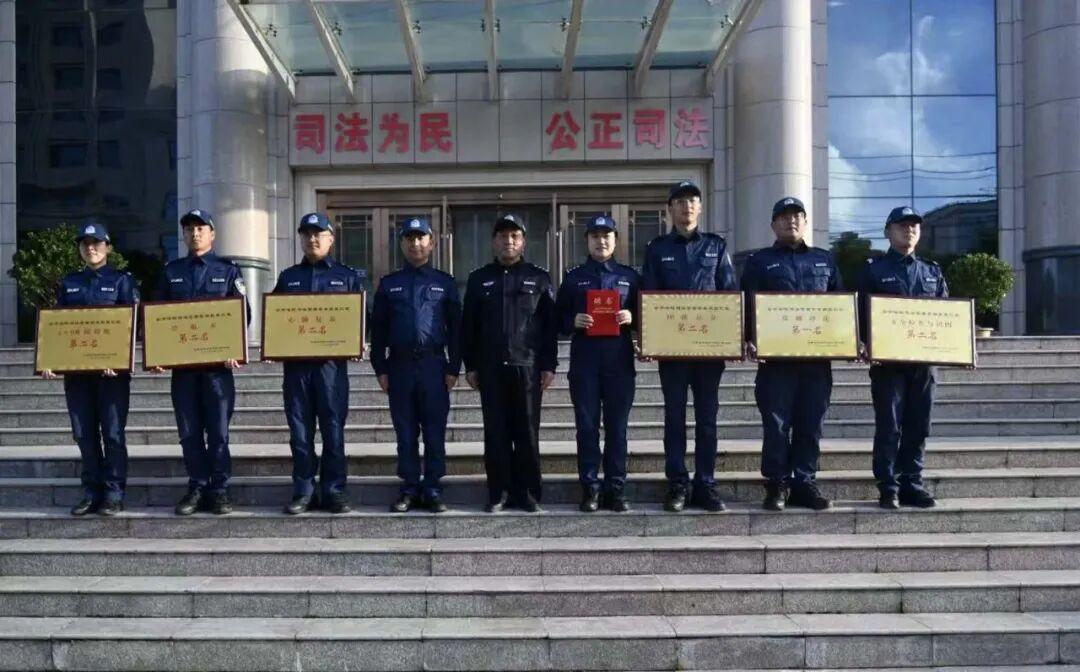 “警”上添花传佳绩——渭源法院法警代表队全市司法警察警务技术比武竞赛中取得优异成绩