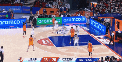 全员三分高手！上海男篮主场轻取广东