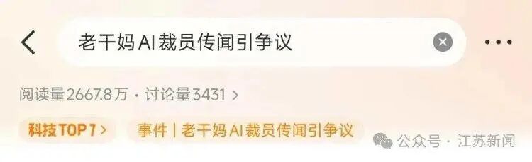 老干妈回应“用AI把600名工人裁到48人”：系不实信息