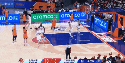全员三分高手！上海男篮主场轻取广东