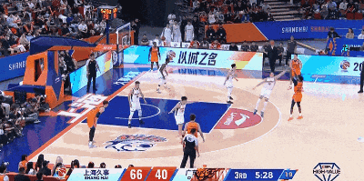 全员三分高手！上海男篮主场轻取广东